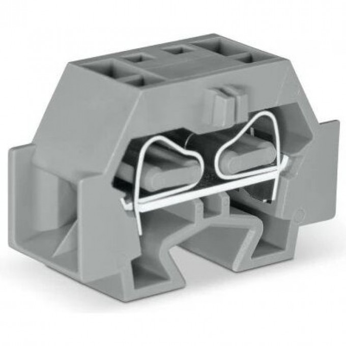 Клемма концевая 4-проводная WAGO CAGE CLAMP® 4 мм серая 1135458