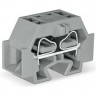 Клемма концевая 4-проводная WAGO CAGE CLAMP® 4 мм серая 1135458