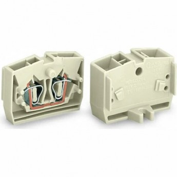 Клеммы концевые WAGO 4-проводные для Ex e II с крепежным фланцем CAGE CLAMP 2.5 мм 1135539 Клеммы концевые WAGO 4-проводные для Ex e II с крепежным фланцем CAGE CLAMP 2.5 мм 1135539