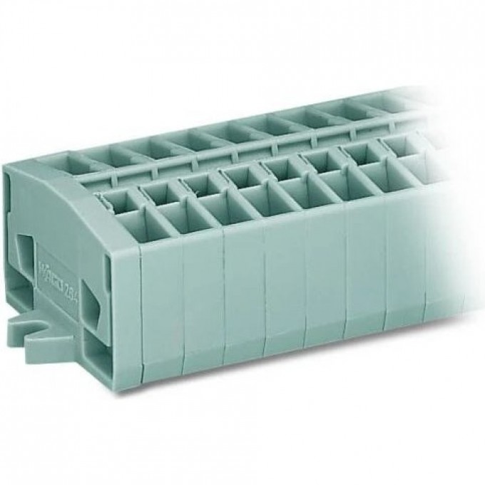 Клеммные колодки 2-проводные 11-полюсные WAGO CAGE CLAMP® 2.50 мм для пластин 0..2 мм 1135566