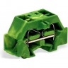 Клеммы 4-проводные WAGO CAGE CLAMP® 2.50 мм для пластин 0..2 мм желто-зеленые 1135617