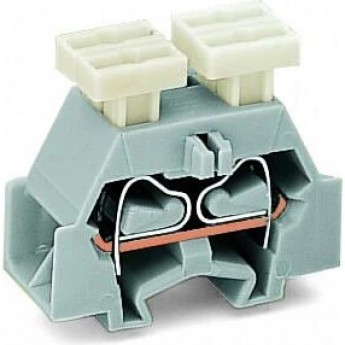 4-проводная клемма WAGO CAGE CLAMP® 2.5 мм для Ex i с нажимной кнопкой, синяя 1135621 4-проводная клемма WAGO CAGE CLAMP® 2.5 мм для Ex i с нажимной кнопкой, синяя 1135621