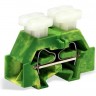 Клемма концевая 4-проводная WAGO CAGE CLAMP® 2.5 мм желто-зеленая 1135635