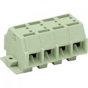 Клеммная колодка WAGO 4-проводная Ex e II 4-пол. с крепежными фланцами CAGE CLAMP® 4.00 мм 1135667