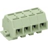 Клеммная колодка WAGO 4-проводная Ex e II 4-пол. с крепежными фланцами CAGE CLAMP® 4.00 мм 1135667