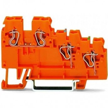 Клеммы питания исполнительного устройства WAGO CAGE CLAMP® 2.5 мм 3-проводные оранжевые 1135714 Клеммы питания исполнительного устройства WAGO CAGE CLAMP® 2.5 мм 3-проводные оранжевые 1135714