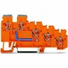 Клеммы питания датчика WAGO 4-проводные CAGE CLAMP® 2.5 мм оранжевые 1135765