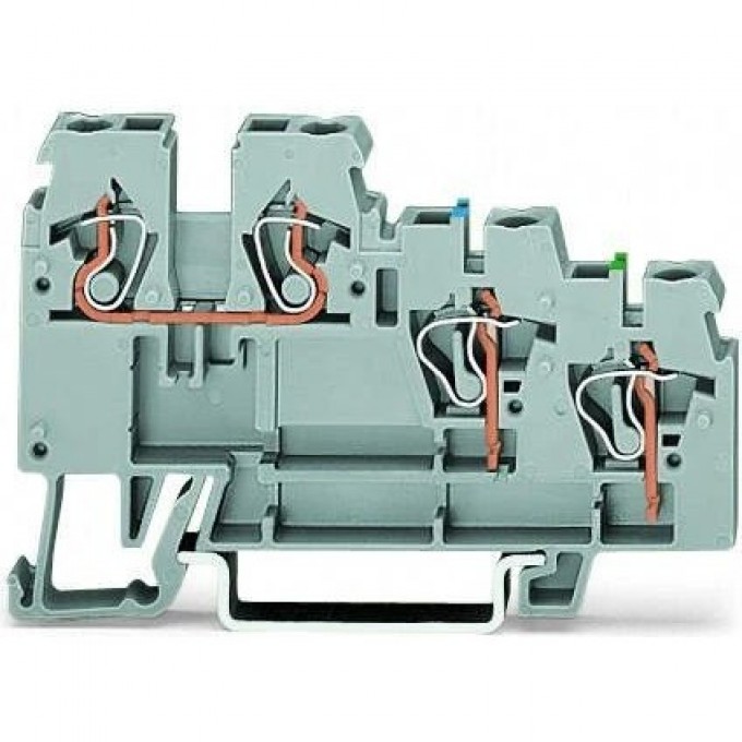 3-проводные клеммы для подключения исполнительных устройств WAGO CAGE CLAMP® 2.5 мм 1135767