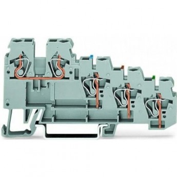 Клеммы с датчиком WAGO CAGE CLAMP® 4-проводные 2.5 мм серые 1135770 Клеммы с датчиком WAGO CAGE CLAMP® 4-проводные 2.5 мм серые 1135770