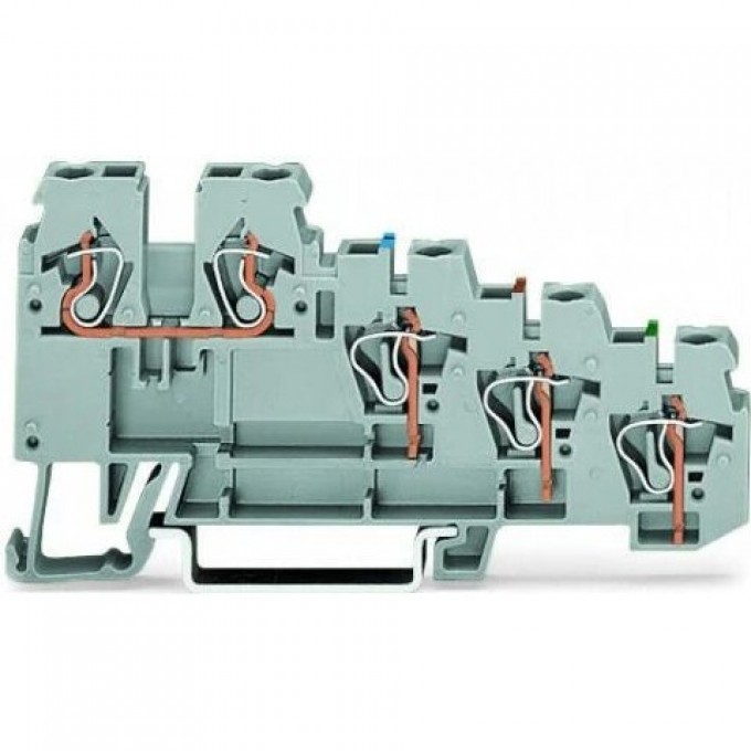Клеммы с датчиком WAGO CAGE CLAMP® 4-проводные 2.5 мм серые 1135770