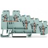 Клеммы с датчиком WAGO CAGE CLAMP® 4-проводные 2.5 мм серые 1135770