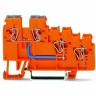 Клеммы питания датчика WAGO 3-проводные CAGE CLAMP® 2.5 мм оранжевые 1135772