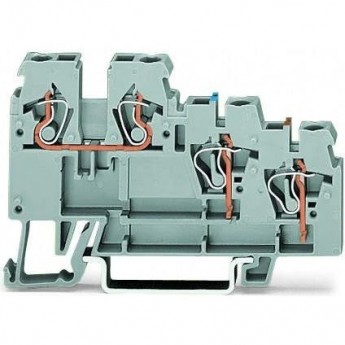 Клеммы с датчиком WAGO CAGE CLAMP® 3-проводные 2.5 мм серые 1135776 Клеммы с датчиком WAGO CAGE CLAMP® 3-проводные 2.5 мм серые 1135776