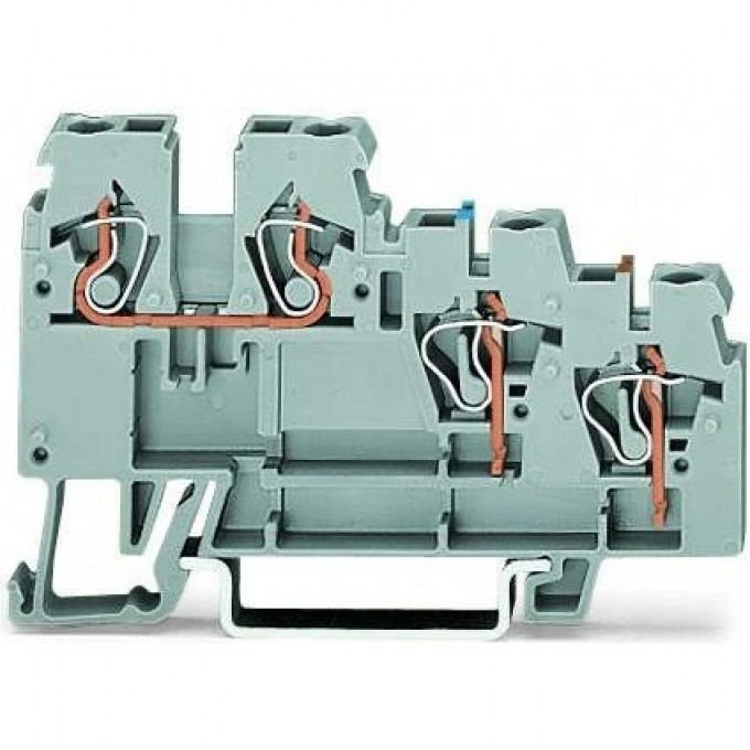 Клеммы с датчиком WAGO CAGE CLAMP® 3-проводные 2.5 мм серые 1135776