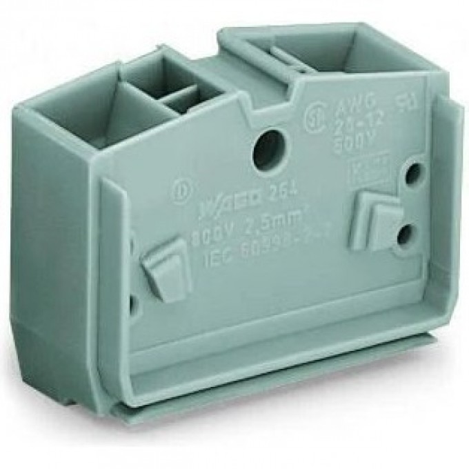 Центральные клеммы WAGO CAGE CLAMP® 4-проводные 2.5 мм серые 1135856