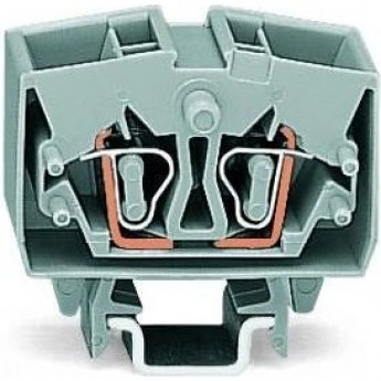 Клемма проходная 4-проводная миниатюрная WAGO CAGE CLAMP® для DIN-рейки 15 мм Ex i 2.5 мм синяя 1135868 Клемма проходная 4-проводная миниатюрная WAGO CAGE CLAMP® для DIN-рейки 15 мм Ex i 2.5 мм синяя 1135868