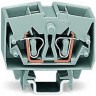 Клеммы проходные 4-проводные миниатюрные WAGO CAGE CLAMP® 2.5 мм с тестированием для DIN-рейки 15 мм 1135869