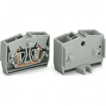 Клеммы 2-проводные без кнопок с защелкивающейся ножкой WAGO CAGE CLAMP® 2.50 мм 1135904 Клеммы 2-проводные без кнопок с защелкивающейся ножкой WAGO CAGE CLAMP® 2.50 мм 1135904