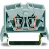Клеммы проходные 4-проводные миниатюрные WAGO CAGE CLAMP® 2.5 мм с возможностью тестирования, оранжевые 1135964
