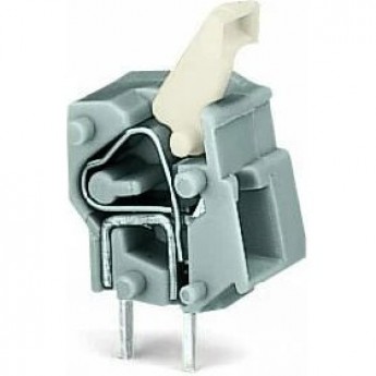 Наборная клемма на печатную плату WAGO CAGE CLAMP® нажимная кнопка шаг 7.5/7.62 мм 1-полюсная 1136023