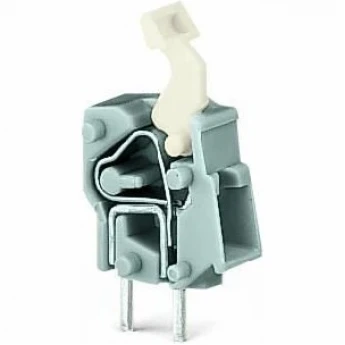 Наборная клемма на печатную плату WAGO CAGE CLAMP® шаг 2.5 мм, 5/5.08 мм 1-полюсная 1136041