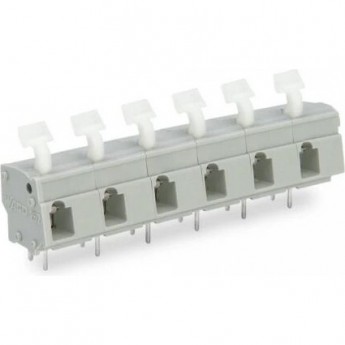 Клемма на печатную плату WAGO CAGE CLAMP® нажимная кнопка 7-полюсная шаг 10/10.16 мм 1136220