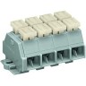 Клеммная колодка 4-проводная 4-полюсная с нажимными кнопками WAGO CAGE CLAMP® 2.50 мм 1136320