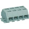 Клеммная колодка 4-проводная WAGO CAGE CLAMP® 2.50 мм с крепежными фланцами серая 1136322