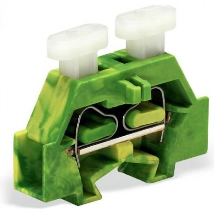Клеммы концевые 2-проводные WAGO CAGE CLAMP® 2.5 мм желто-зеленые 1136357