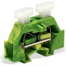 Клеммы концевые 2-проводные WAGO CAGE CLAMP® 2.5 мм желто-зеленые 1136357