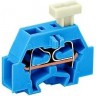 2-проводные клеммы WAGO с нажимной кнопкой для Ex i, CAGE CLAMP® 2.50 мм, синие 1136360