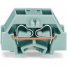 Клеммы 4-проводные WAGO CAGE CLAMP® с крепежным фланцем для винтового крепления 1.5 мм оранжевые 1136414