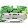Клемма заземления WAGO TOPJOB® S 2-проводная Push-in CAGE CLAMP® 16 мм для DIN-рейки Ex e II 1194596